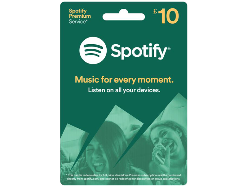 Gift cards spotify free app